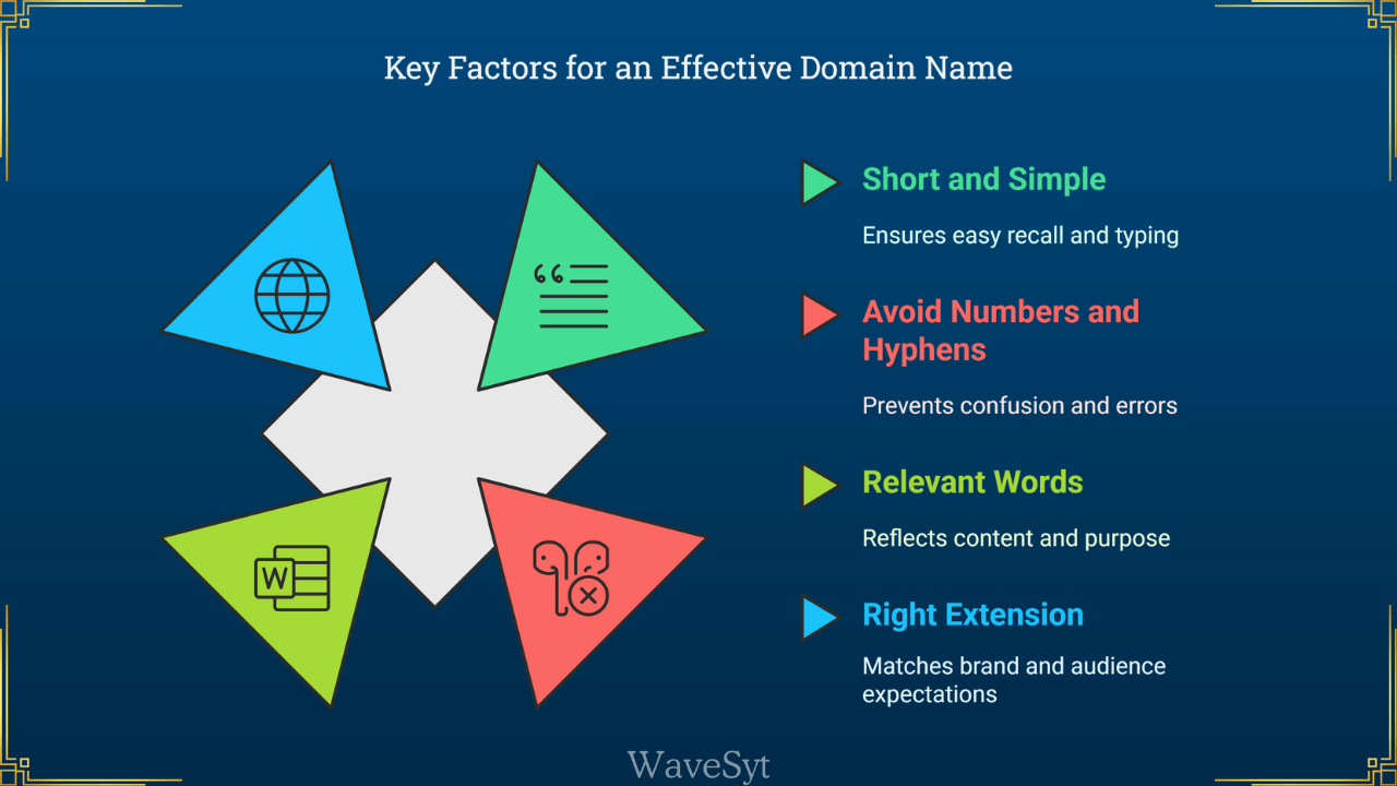 Key Factors for an Effective Domain Name
