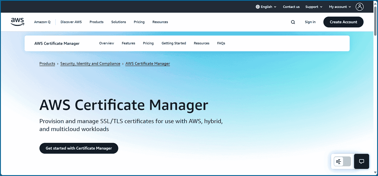 AWS Certificate Manager