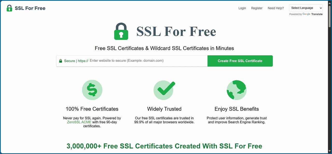 SSL for Free